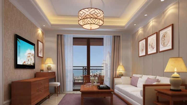 <b>Wyndham Hainan Clearwater Bay Room</b>. Images powered by <a href="https://iceportal.shijigroup.com/" title="IcePortal" target="_blank">IcePortal</a>.