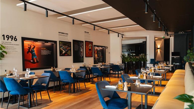 <b>Mouratoglou Hotel & Resort Restaurant</b>. Images powered by <a href="https://iceportal.shijigroup.com/" title="IcePortal" target="_blank">IcePortal</a>.