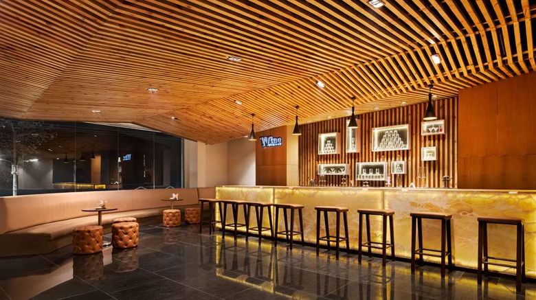 <b>Ramada by Wyndham Gandhi Road Restaurant</b>. Images powered by <a href="https://iceportal.shijigroup.com/" title="IcePortal" target="_blank">IcePortal</a>.