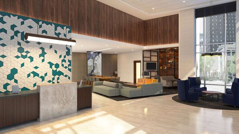<b>Hyatt Place Austin Airport Lobby</b>. Images powered by <a href="https://iceportal.shijigroup.com/" title="IcePortal" target="_blank">IcePortal</a>.