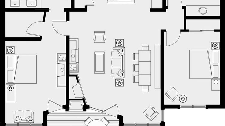 The Residences at One Village Place Room