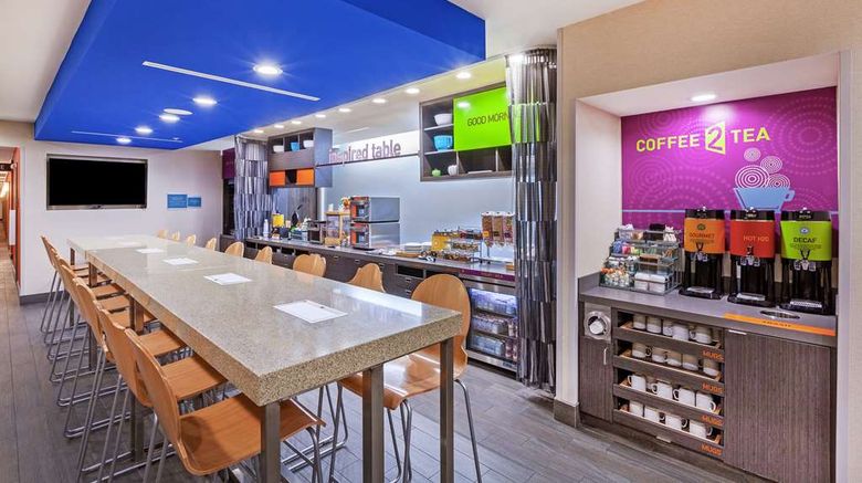<b>Home2 Suites by Hilton Gonzales Restaurant</b>. Images powered by <a href="https://iceportal.shijigroup.com/" title="IcePortal" target="_blank">IcePortal</a>.