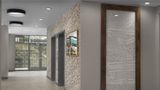 <b>Hampton Inn & Suites Charlotte/Ballantyn Lobby</b>. Images powered by <a href="https://iceportal.shijigroup.com/" title="IcePortal" target="_blank">IcePortal</a>.