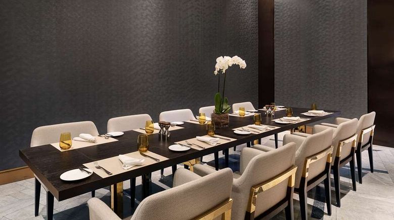 <b>AlRayyan Hotel Doha, Curio Collection Restaurant</b>. Images powered by <a href="https://iceportal.shijigroup.com/" title="IcePortal" target="_blank">IcePortal</a>.