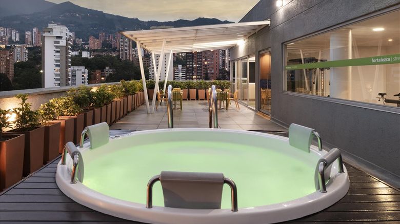 <b>Hampton by Hilton Medellin Health</b>. Images powered by <a href="https://iceportal.shijigroup.com/" title="IcePortal" target="_blank">IcePortal</a>.