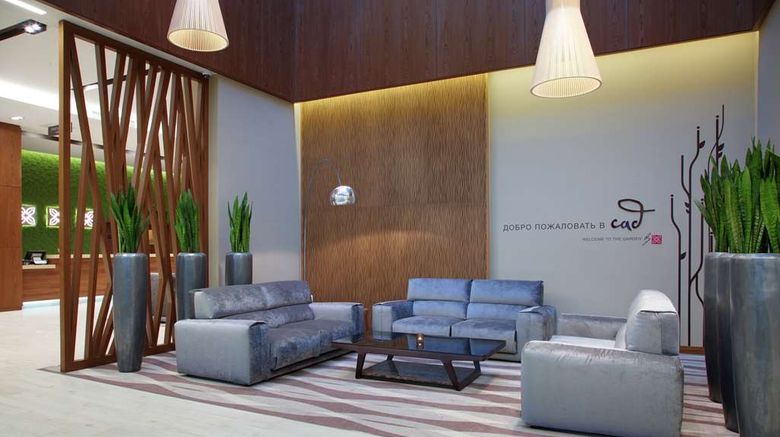 <b>Hilton Garden Inn Moscow Krasnoselskaya Lobby</b>. Images powered by <a href="https://iceportal.shijigroup.com/" title="IcePortal" target="_blank">IcePortal</a>.