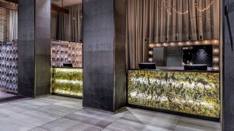 <b>DoubleTree New York Times Square West Lobby</b>. Images powered by <a href="https://iceportal.shijigroup.com/" title="IcePortal" target="_blank">IcePortal</a>.