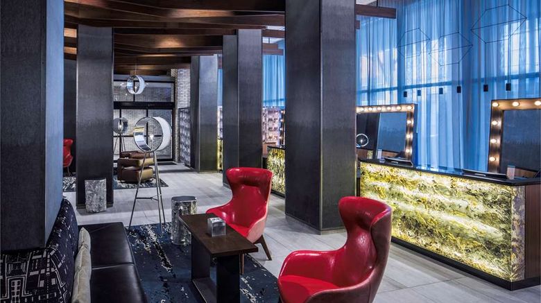 <b>DoubleTree New York Times Square West Lobby</b>. Images powered by <a href="https://iceportal.shijigroup.com/" title="IcePortal" target="_blank">IcePortal</a>.