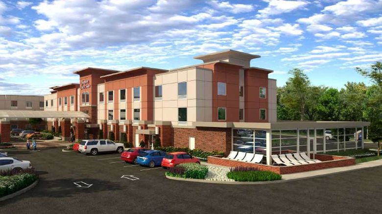 <b>Hampton Inn & Suites Seattle/Redmond Exterior</b>. Images powered by <a href="https://iceportal.shijigroup.com/" title="IcePortal" target="_blank">IcePortal</a>.