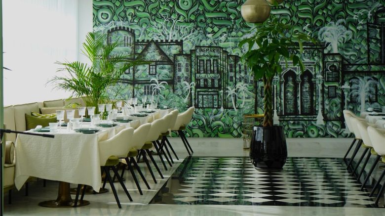 <b>Hilton Tangier City Center Restaurant</b>. Images powered by <a href="https://iceportal.shijigroup.com/" title="IcePortal" target="_blank">IcePortal</a>.