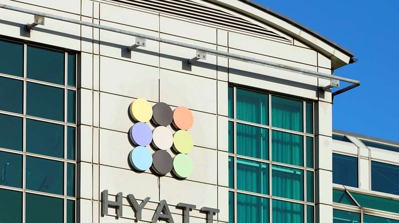 <b>Hyatt Place London Heathrow Airport Exterior</b>. Images powered by <a href="https://iceportal.shijigroup.com/" title="IcePortal" target="_blank">IcePortal</a>.