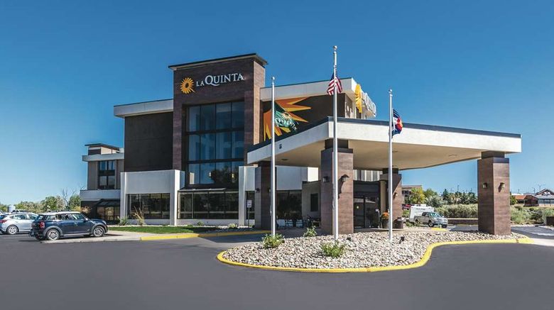 La Quinta Inn  and  Sts Colorado Springs N Exterior. Images powered by <a href="https://iceportal.shijigroup.com" target="_blank" rel="noopener">Ice Portal</a>.