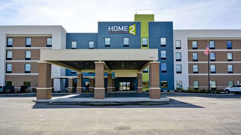 Home2 Suites by Hilton Evansville Exterior. Images powered by <a href="https://iceportal.shijigroup.com" target="_blank" rel="noopener">Ice Portal</a>.