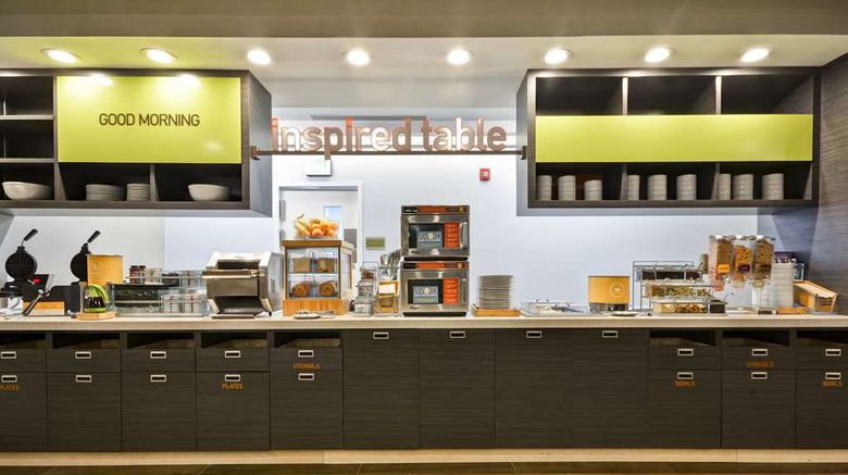 <b>Home2 Suites by Hilton Evansville Restaurant</b>. Images powered by <a href="https://iceportal.shijigroup.com/" title="IcePortal" target="_blank">IcePortal</a>.