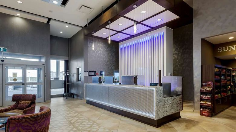 <b>Best Western Plus St John's Airport Lobby</b>. Images powered by <a href="https://iceportal.shijigroup.com/" title="IcePortal" target="_blank">IcePortal</a>.