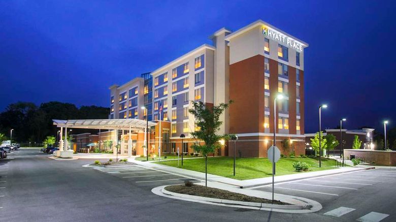 Hyatt Place Blacksburg/University Exterior. Images powered by <a href="https://iceportal.shijigroup.com" target="_blank" rel="noopener">Ice Portal</a>.