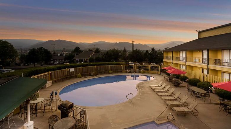SureStay Hotel Wenatchee Exterior. Images powered by <a href="https://iceportal.shijigroup.com" target="_blank" rel="noopener">Ice Portal</a>.