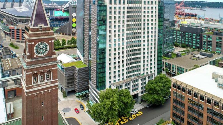 <b>Embassy Suites Downtown Pioneer Square Exterior</b>. Images powered by <a href="https://iceportal.shijigroup.com/" title="IcePortal" target="_blank">IcePortal</a>.