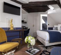 Louis II St Germain Hotel Room