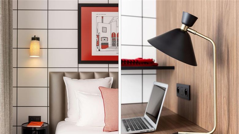 <b>MODERNISTE Hotel Room</b>. Images powered by <a href="https://iceportal.shijigroup.com/" title="IcePortal" target="_blank">IcePortal</a>.