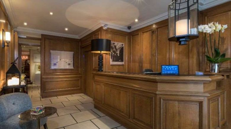 <b>Hotel Dauphine St Germain Lobby</b>. Images powered by <a href="https://iceportal.shijigroup.com/" title="IcePortal" target="_blank">IcePortal</a>.