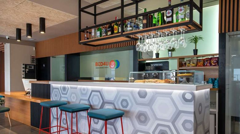 <b>Hotel Bed4u Pamplona Restaurant</b>. Images powered by <a href="https://iceportal.shijigroup.com/" title="IcePortal" target="_blank">IcePortal</a>.