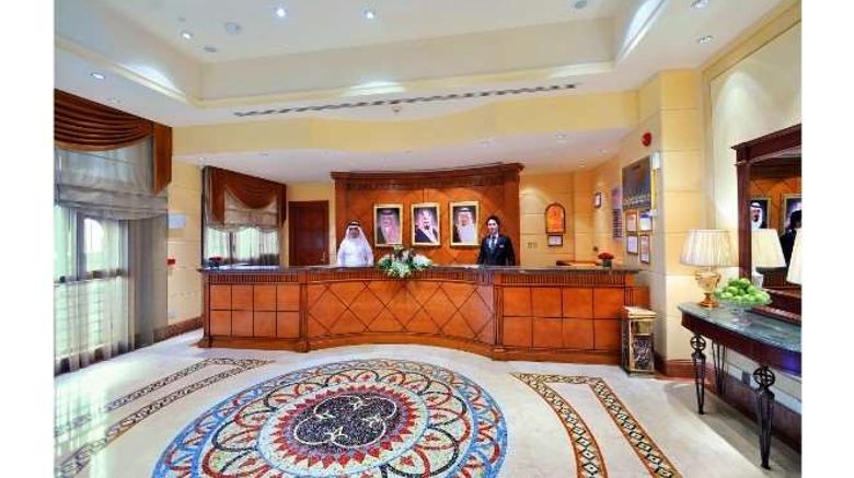 <b>Dar Al Taqw Hotel Madinah Lobby</b>. Images powered by <a href="https://iceportal.shijigroup.com/" title="IcePortal" target="_blank">IcePortal</a>.