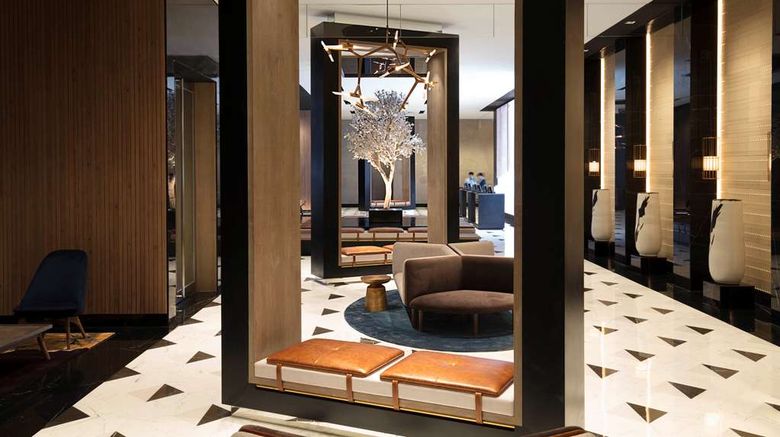 <b>Hotel Jen Beijing Lobby</b>. Images powered by <a href="https://iceportal.shijigroup.com/" title="IcePortal" target="_blank">IcePortal</a>.