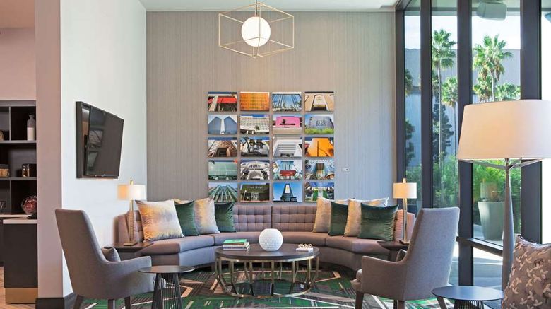 <b>H Hotel Los Angeles, Curio Collection Lobby</b>. Images powered by <a href="https://iceportal.shijigroup.com/" title="IcePortal" target="_blank">IcePortal</a>.