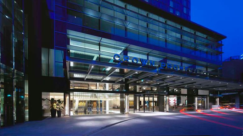 Crown Promenade Hotel Exterior. Images powered by <a href="https://iceportal.shijigroup.com" target="_blank" rel="noopener">Ice Portal</a>.