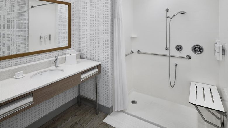 <b>Hampton Inn & Suites Syracuse North Arpt Room</b>. Images powered by <a href="https://iceportal.shijigroup.com/" title="IcePortal" target="_blank">IcePortal</a>.