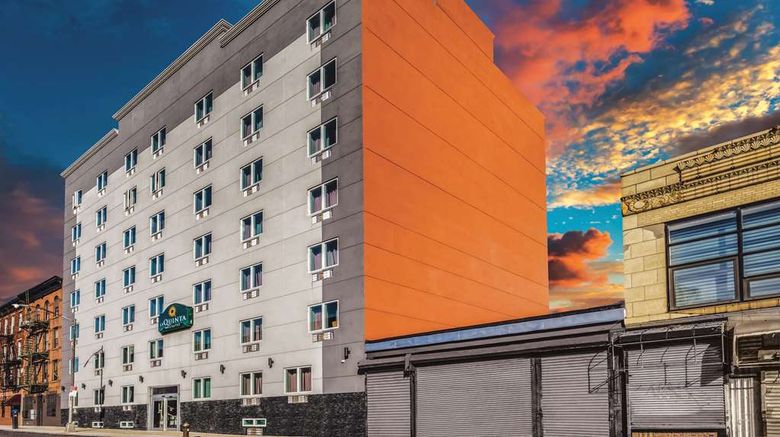 La Quinta Inn  and  Suites Brooklyn Central Exterior. Images powered by <a href="https://iceportal.shijigroup.com" target="_blank" rel="noopener">Ice Portal</a>.
