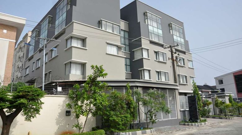 Golden Tulip Oniru Suites Exterior. Images powered by <a href="https://iceportal.shijigroup.com" target="_blank" rel="noopener">Ice Portal</a>.