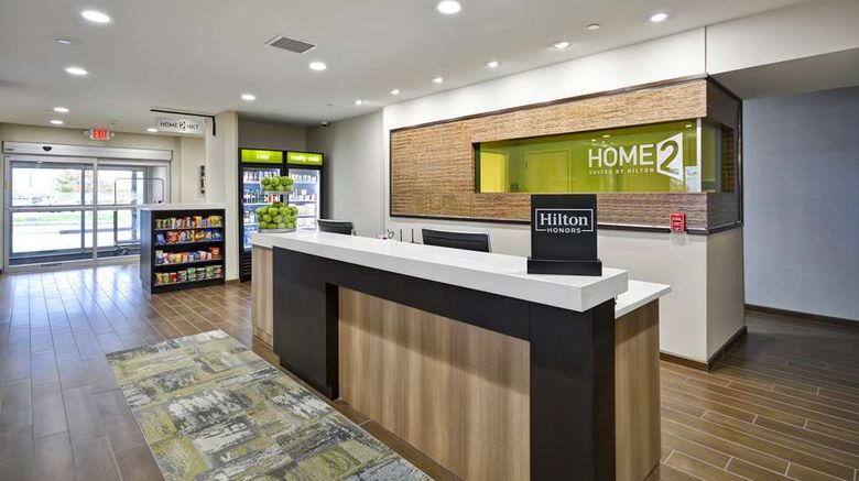 <b>Home2 Suites by Hilton Maumee Toledo Lobby</b>. Images powered by <a href="https://iceportal.shijigroup.com/" title="IcePortal" target="_blank">IcePortal</a>.