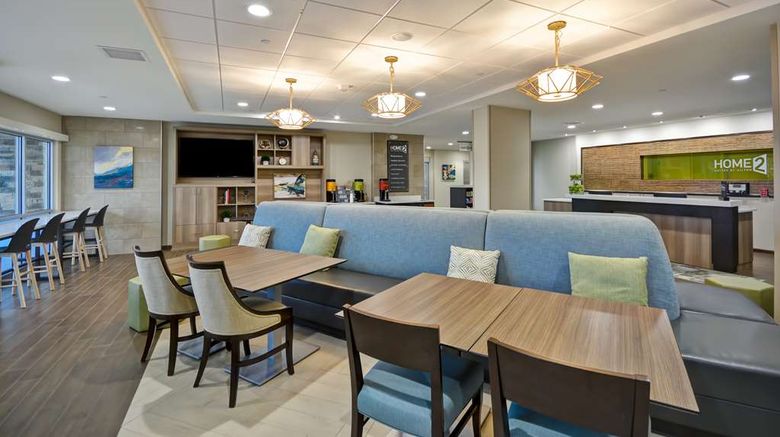 <b>Home2 Suites by Hilton Maumee Toledo Lobby</b>. Images powered by <a href="https://iceportal.shijigroup.com/" title="IcePortal" target="_blank">IcePortal</a>.