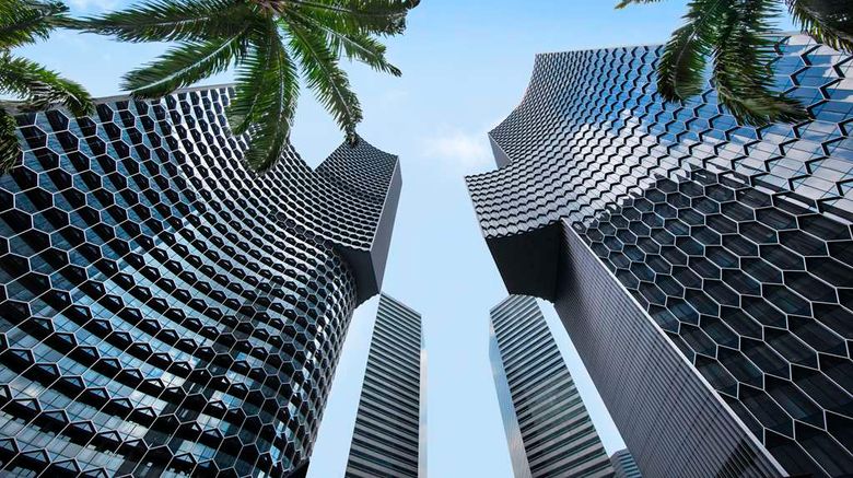 <b>ANdAZ Singapore Exterior</b>. Images powered by <a href="https://iceportal.shijigroup.com/" title="IcePortal" target="_blank">IcePortal</a>.