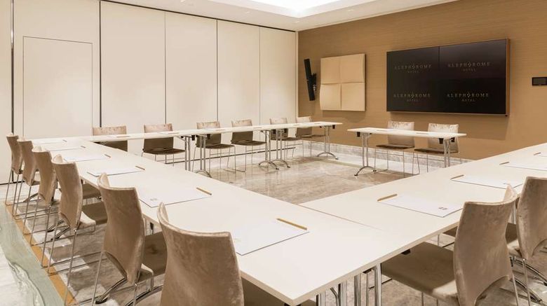<b>Aleph Rome Hotel, Curio Collection Meeting</b>. Images powered by <a href="https://iceportal.shijigroup.com/" title="IcePortal" target="_blank">IcePortal</a>.