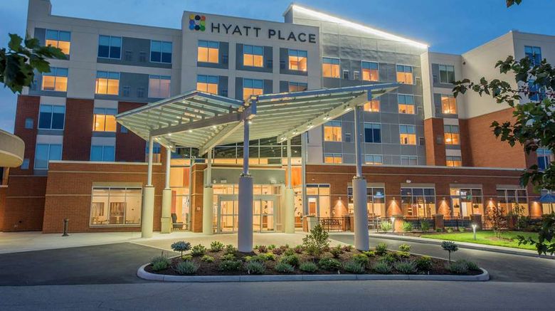 <b>Hyatt Place Sharonville Convention Cntr Exterior</b>. Images powered by <a href="https://iceportal.shijigroup.com/" title="IcePortal" target="_blank">IcePortal</a>.