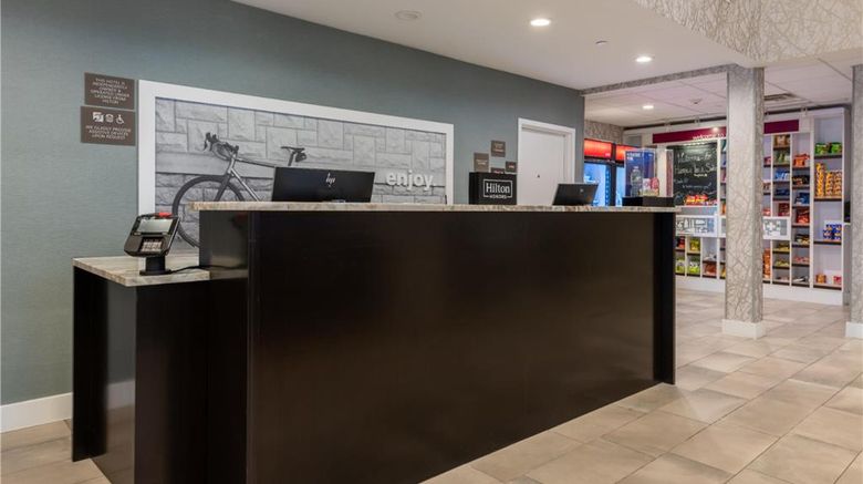 <b>Hampton Inn & Suites Boston/Stoughton Lobby</b>. Images powered by <a href="https://iceportal.shijigroup.com/" title="IcePortal" target="_blank">IcePortal</a>.