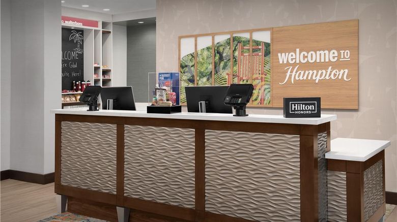 <b>Hampton Inn & Suites Walterboro Lobby</b>. Images powered by <a href="https://iceportal.shijigroup.com/" title="IcePortal" target="_blank">IcePortal</a>.
