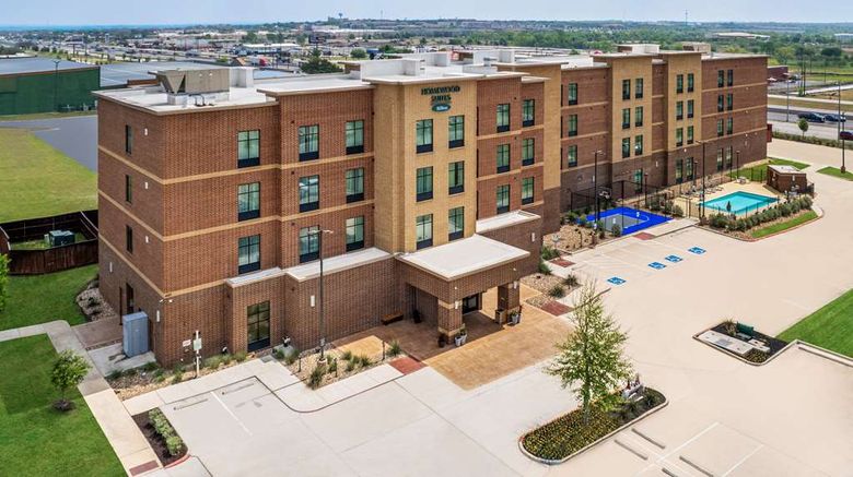 <b>Homewood Suites By Hilton San Marcos Exterior</b>. Images powered by <a href="https://iceportal.shijigroup.com/" title="IcePortal" target="_blank">IcePortal</a>.