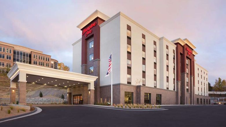 <b>Hampton Inn Salt Lake City Cottonwood Exterior</b>. Images powered by <a href="https://iceportal.shijigroup.com/" title="IcePortal" target="_blank">IcePortal</a>.