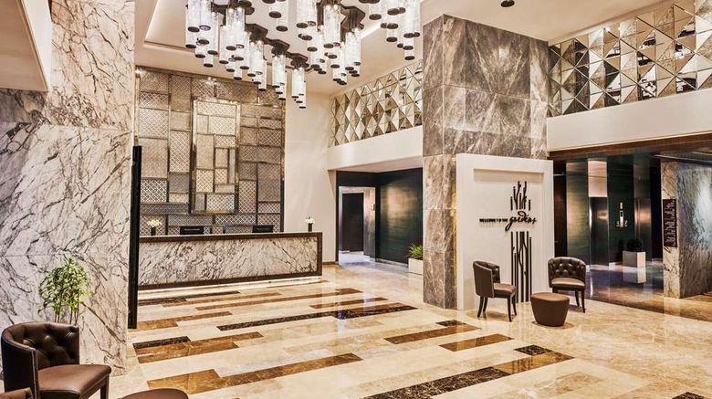 <b>Hilton Garden Inn Lucknow Lobby</b>. Images powered by <a href="https://iceportal.shijigroup.com/" title="IcePortal" target="_blank">IcePortal</a>.
