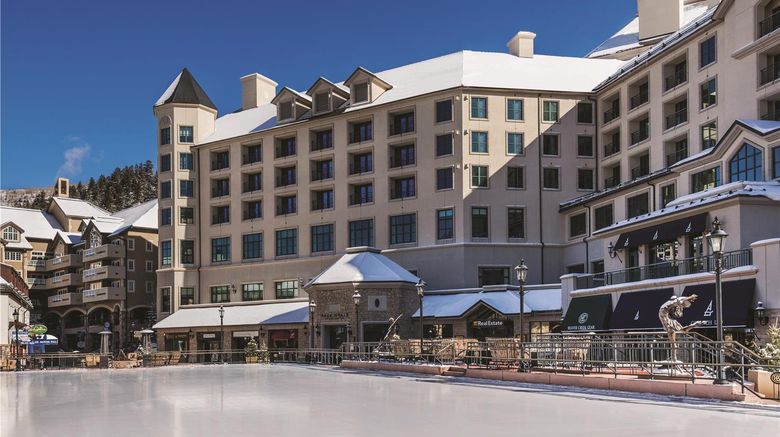 <b>Residences at Park Hyatt Beaver Creek Exterior</b>. Images powered by <a href="https://iceportal.shijigroup.com/" title="IcePortal" target="_blank">IcePortal</a>.