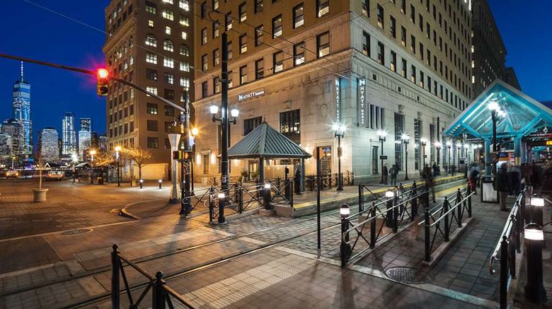 <b>Hyatt House Jersey City Exterior</b>. Images powered by <a href="https://iceportal.shijigroup.com/" title="IcePortal" target="_blank">IcePortal</a>.