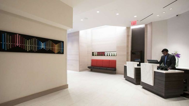 <b>Hyatt House New York/Chelsea Lobby</b>. Images powered by <a href="https://iceportal.shijigroup.com/" title="IcePortal" target="_blank">IcePortal</a>.