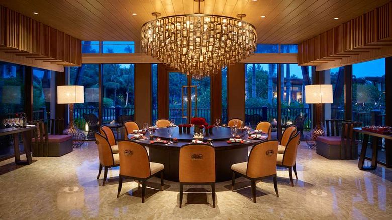 <b>Grand Hyatt Sanya Haitang Bay Resort and Spa Restaurant</b>. Images powered by <a href=https://www.travelagewest.com/Hotels/Sanya-China/