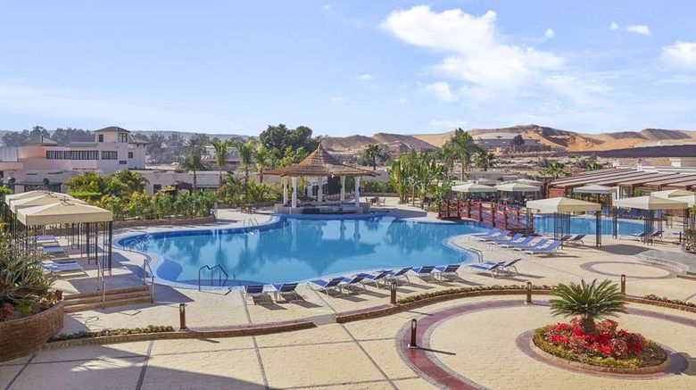 <b>Steigenberger Pyramids Cairo Hotel Exterior</b>. Images powered by <a href="https://iceportal.shijigroup.com/" title="IcePortal" target="_blank">IcePortal</a>.