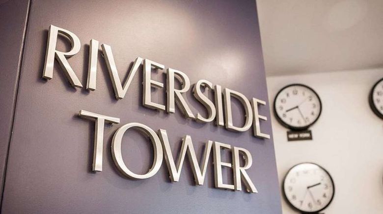 Riverside Tower Hotel Exterior. Images powered by <a href="https://iceportal.shijigroup.com" target="_blank" rel="noopener">Ice Portal</a>.