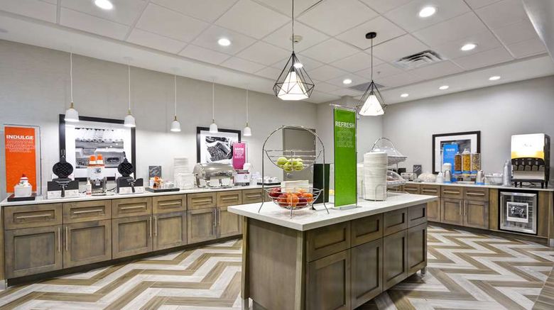<b>Hampton Inn Kyle Restaurant</b>. Images powered by <a href="https://iceportal.shijigroup.com/" title="IcePortal" target="_blank">IcePortal</a>.